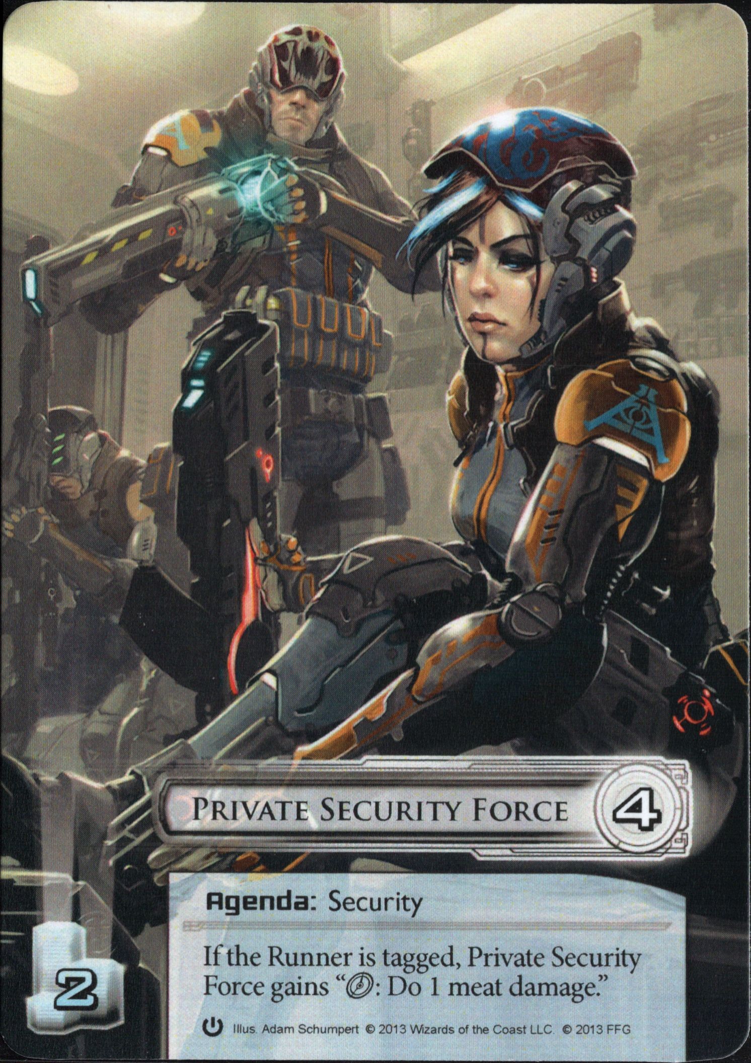 Android Netrunner Promo Plascrete Carapace Card 3x 