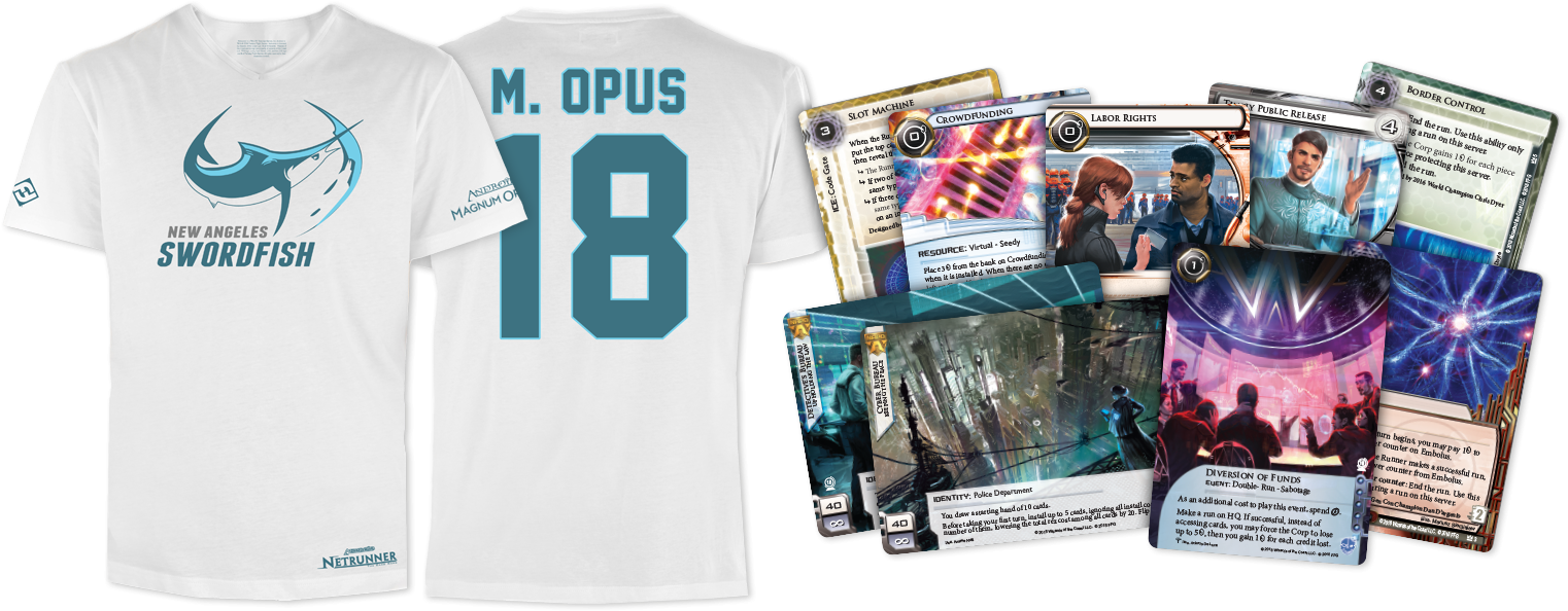 1x #044 Magnum Opus-Base Set Android Netrunner LCG 